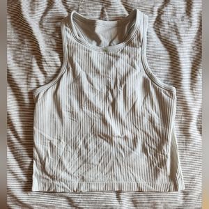 Lululemon Ebb to Street Racerback Crop Tank Top - Delicate Mint - size 4